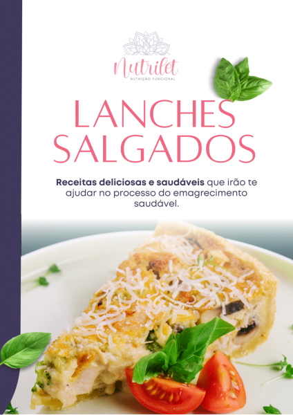 E-book Lanches Salgados - Leticia CAPA